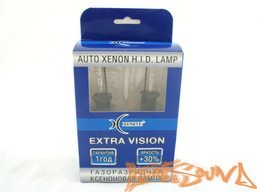 Ксеноновая лампа Xenite H1 4300 K EXTRA VISION (Яркость + 30%)